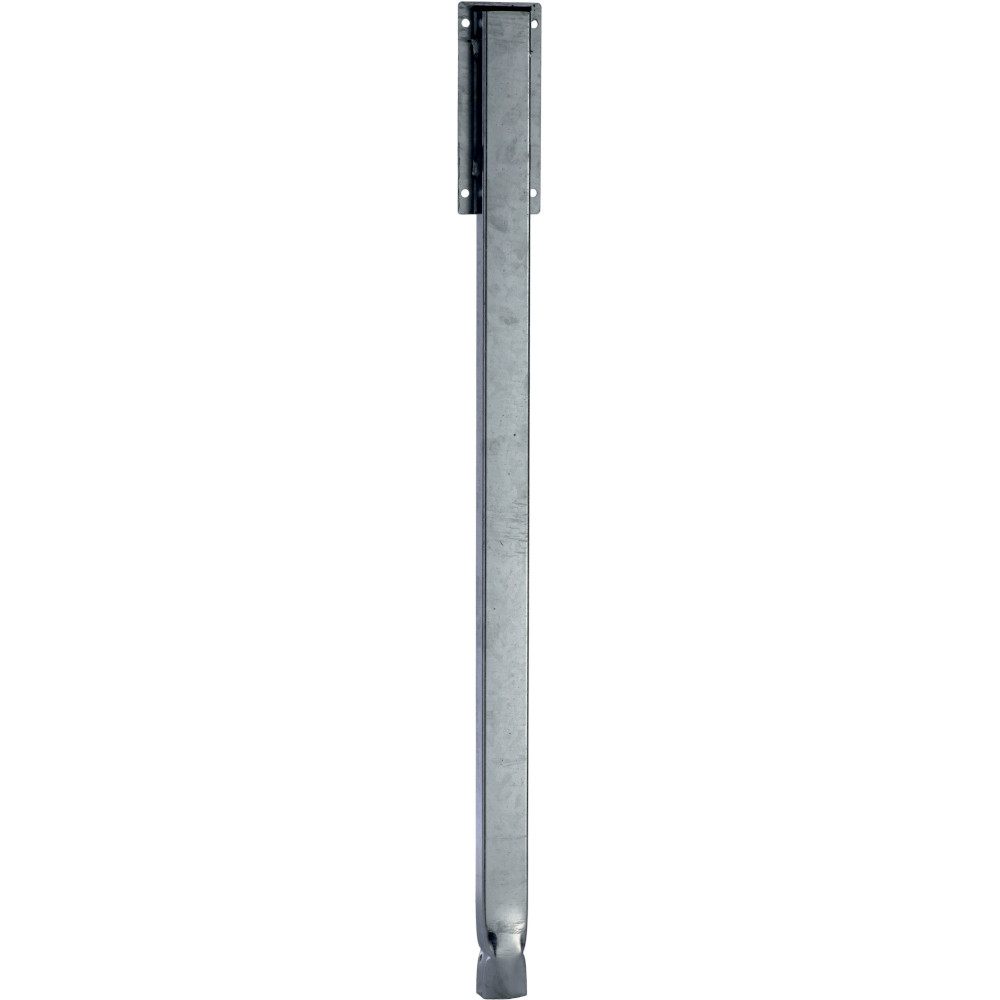 Poteau pour corbeille ronde urbaine 35 litres en acier galva Poteau pour corbeille ronde urbaine 35 litres en acier galva