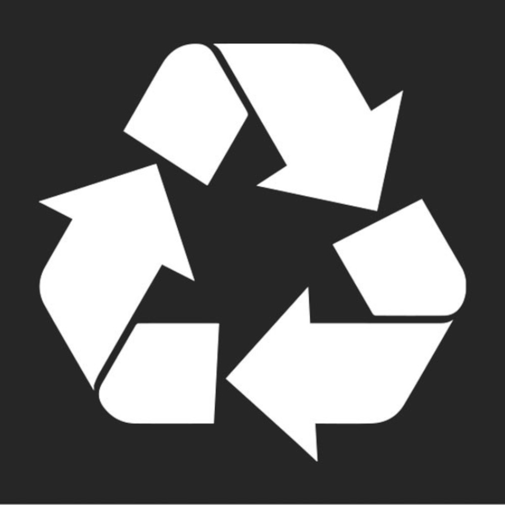Adhésif pictogramme RECYCLABLE blanc Adhésif pictogramme RECYCLABLE blanc