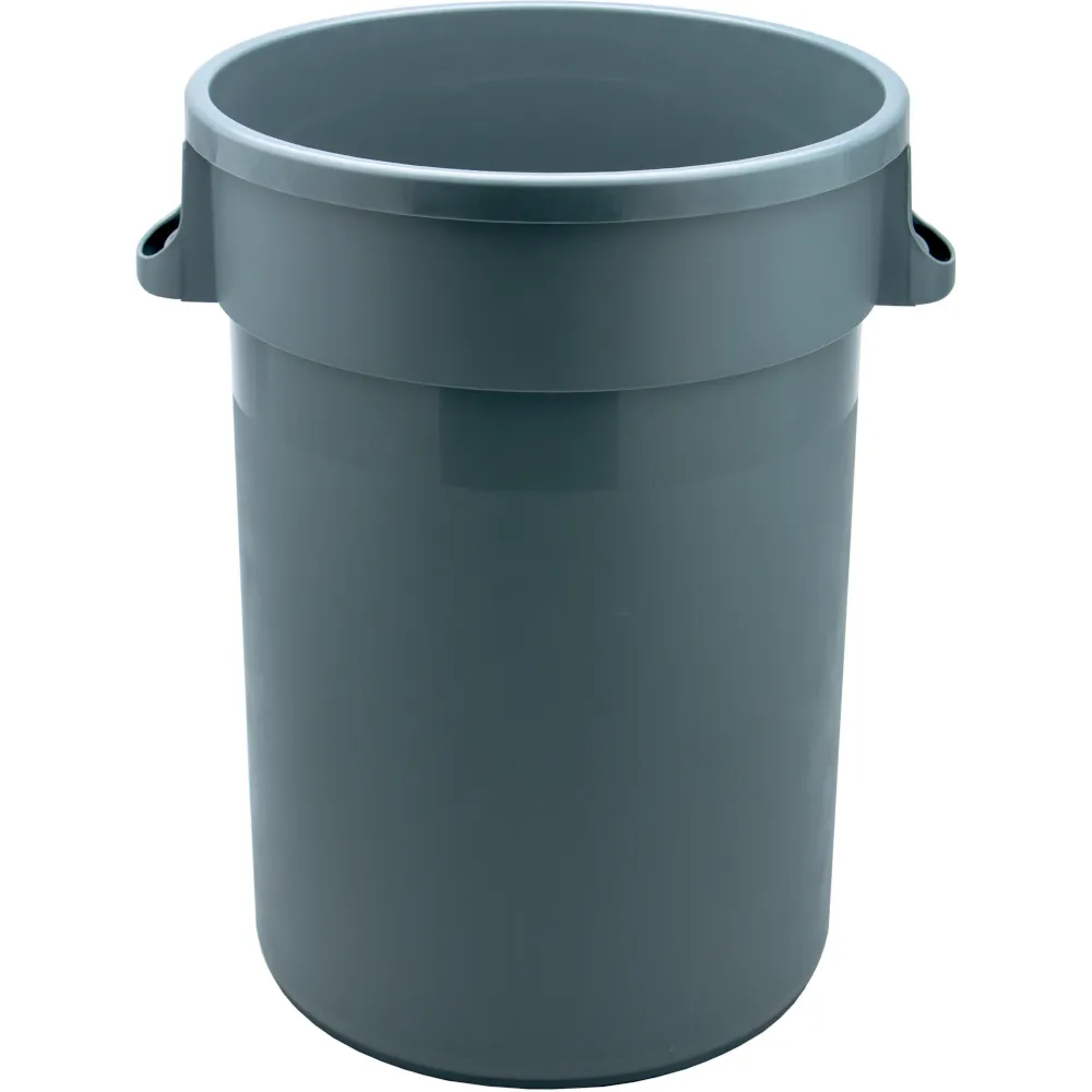 Portoir rond plastique gris 80 litres