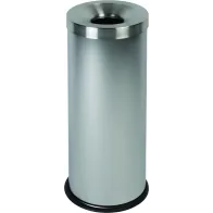 Corbeille anti-feu 30 litres inox brossé