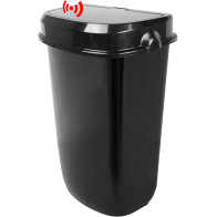 Poubelle automatique noire 12L hygiénique moderne
