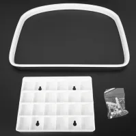 Corbeille double clef triangulaire