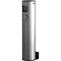 Cendrier mural colonne aluminium moderne