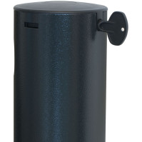 Cendrier colonne corten ouverture frontale