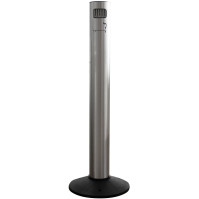 Cendrier colonne aluminium ouverture frontale
