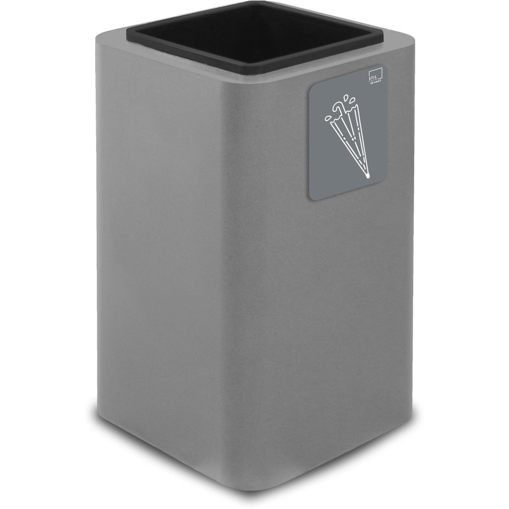 Support parapluie design gris moderne