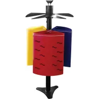 Poubelle de parc coloré