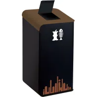 Poubelle design tri sélectif