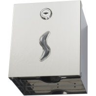 Distributeur de papier hygiénique enchevêtré inox 430 - 250 feuilles