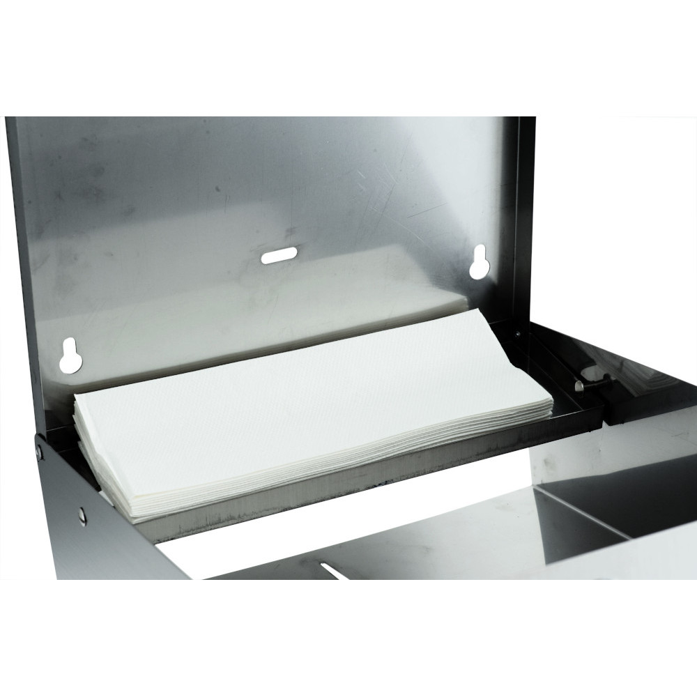 200 Serviettes Essuie-mains épaisses - Pour Hôtel, Cuisine, Toilettes - 21,5x21 Cm - Blanche Et Absorbante