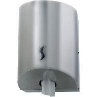 Distributeur inox brossé pour bobine dévidage central essuyage