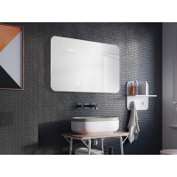 miroir salle de bain coins arrondis