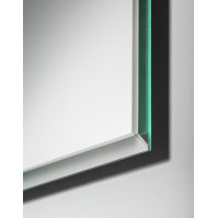 Miroir chanfreiné rectangulaire LED