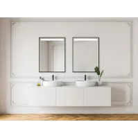 Double miroir LED