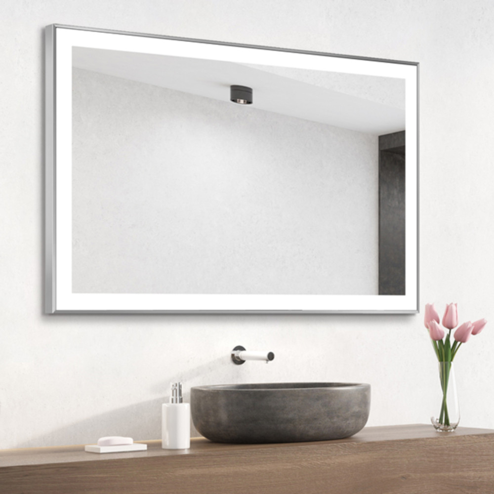 miroir LED cadre