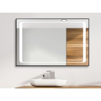 Miroir cadre aluminium LED grandes dimensions