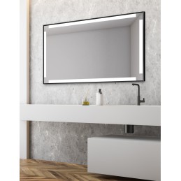 Miroir LED rectangulaire pour salles des bains modernes