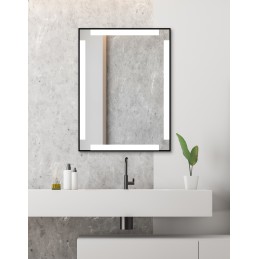 Miroir LED pour salles des bains moderne rectangulaire