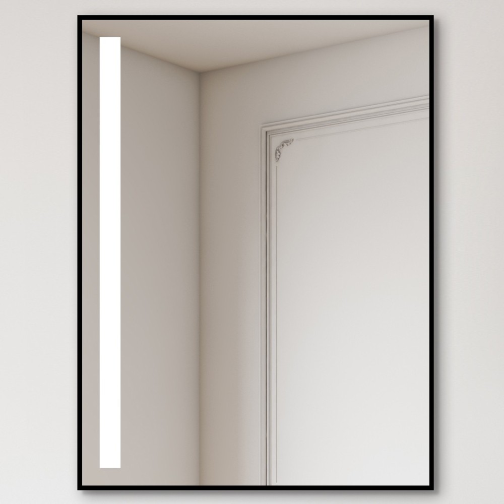 Miroir LED 1 bande sur le coté