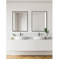 Double miroir LED chacun 1 bande lumineuse