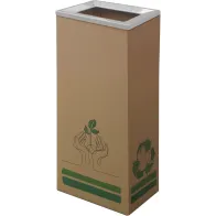 Poubelle carton bureau écologique 42L Design minimaliste