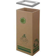 Poubelle carton bureau écologique 42L moderne