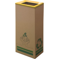 Poubelle carton 60L écologique moderne fonctionnelle