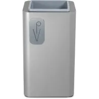 Porte-parapluie élégant inox brossé