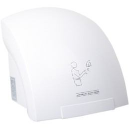 Sèche mains à flux d'air régulé en ABS compact standard