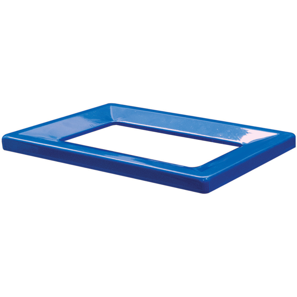 Cadre métallique bleu 42L pour poubelle carton Cadre métallique bleu 42L pour poubelle carton