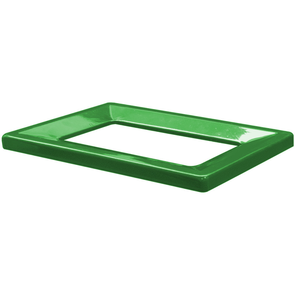 Cadre métallique vert poubelle carton 42L écologique Cadre métallique vert poubelle carton 42L écologique