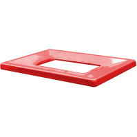 Cadre rouge poubelle carton 60L pratique écologique