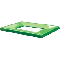 Cadre métallique vert écologique pour recyclage