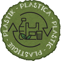 Autocollant plastique multilingue pour tri écologique