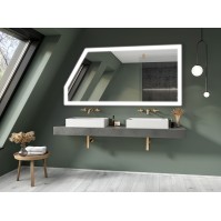 Grand miroir mansardé
