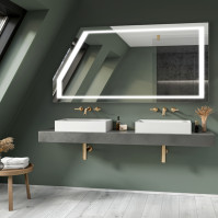 Miroir luminaire pour salle de bain