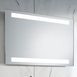 Miroir deux ligne LED horizontal