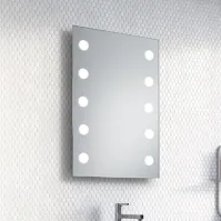 Miroir sur mesure LED avec point lumineux
