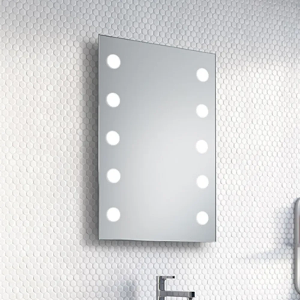 Miroir sur mesure LED avec point lumineux