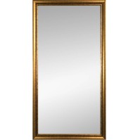 Miroir classique encadré bois jaune