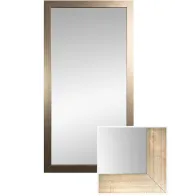 Glace encadrée traditionnelle bois clair