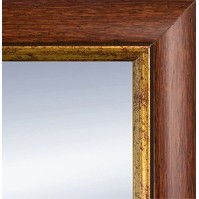 Cadre marron pour miroir