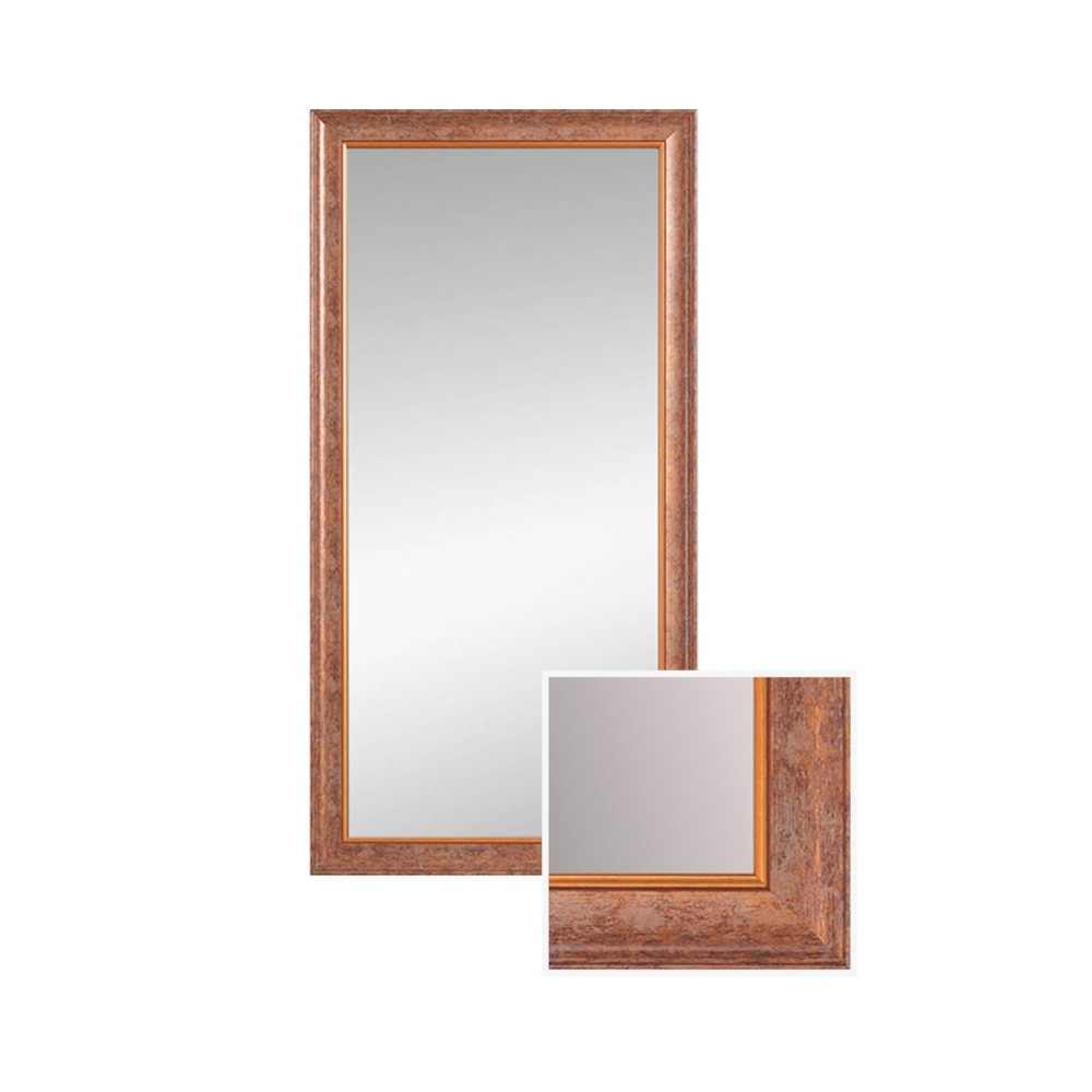 Miroir tradi cadre bronze