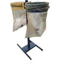 Nuancier support de sac-poubelle double