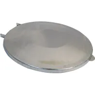 Couvercle galva de support sac-poubelle