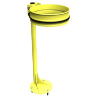 support sac-poubelle sur platine avec couronne élastique