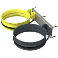 Double support sac-poubelle mural