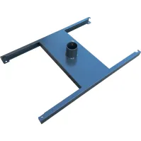 Pied pour poteau diamètre 50 mm