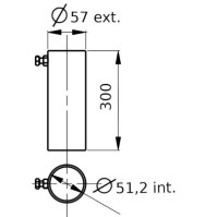 Insert de scellement béton pour support sac-poubelle