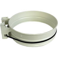 Couronne de support sac-poubelle blanche